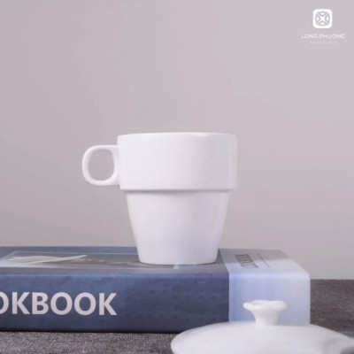 Ca ngấn 396ml- cao cấp Sứ Long Phương