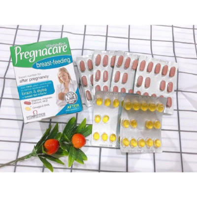Pregnacare Breast-feeding Bổ Sung Vitamin Và Lợi Sữa cho mẹ sau sinh số 1 Anh chính hãng
