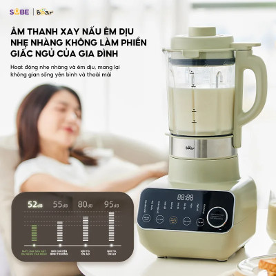 Máy làm sữa hạt Bear SB-SH17V 1750ml (800W-1200W) - Hàng chính hãng