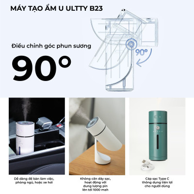 Máy phun sương tạo ẩm U ULTTY B23 - Hàng chính hãng