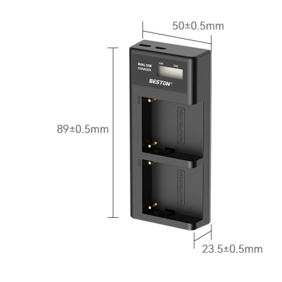 Bộ Pin F960/F750 Sạc Beston Dùng Cho Máy Ảnh Sony 6D 70D 60D 80D 5D3 5D2 6D2 7D2 5DSR 90D NX5 TRV1 - hàng nhập khẩu