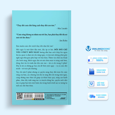 Đổi Đời Chỉ Với 5 Phút Mỗi Ngày - Vanlangbooks