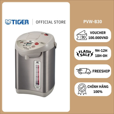Bình Thủy Điện Tiết Kiệm Năng Lượng VE TIGER PVW-B30W - Hàng Chính Hãng