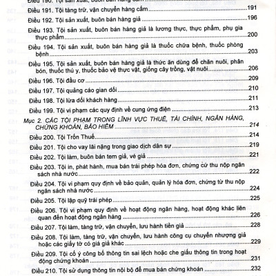 Phương Pháp Định Tội Danh Với 538 Tội Phạm Quy Định Trong Bộ Luật Hình Sự Năm 2015, Được Sửa Đổi, Bổ Sung Năm 2017 (Tái Bản Có Bổ Sung)