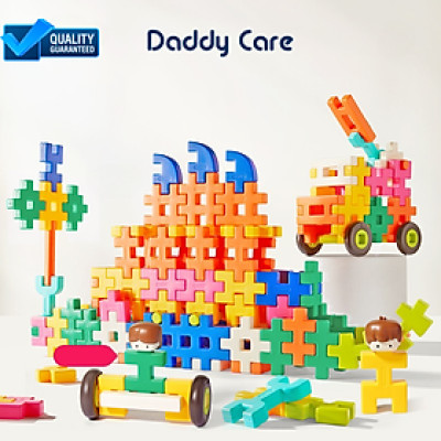 Bộ xếp hình lắp ghép 3D cho bé Mideer Waffle Building Blocks