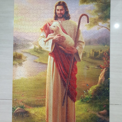 Bộ Tranh Xếp Hình Minh Châu 500 Mảnh – Jesus (Kích Thước 40x50cm)