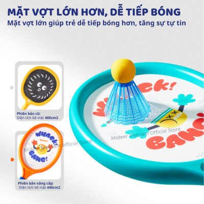 Vợt cầu lông cho trẻ em vợt tennis Mideer Kids Entry-Level Racket 2 in 1 Đồ chơi thể thao cho bé