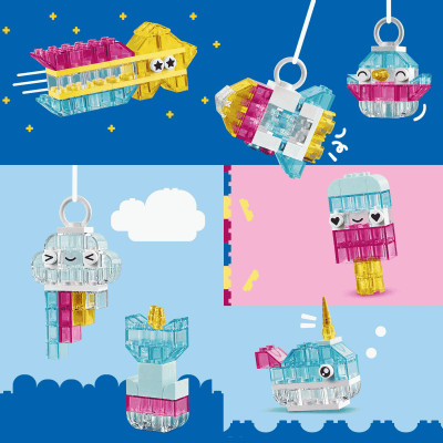 Đồ Chơi Lắp Ráp Hộp Trong Suốt Kỳ Diệu LEGO CLASSIC 11040 (340 chi tiết)