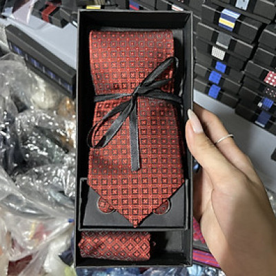 Set Cavat nam 8cm quà tặng Giangpkc