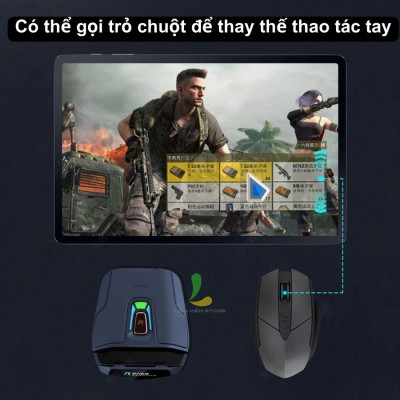 Rawm shell pro - Bộ chuyển đổi chơi game kết nối Bluetooth 5.0 , hỗ trợ sạc điện thoại - Hàng Nhập Khẩu