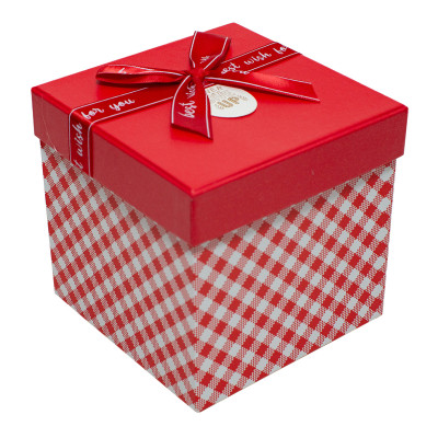 Hộp Quà Vuông V 019 - 12 x 12 x 12 cm - Giao màu ngẫu nhiên