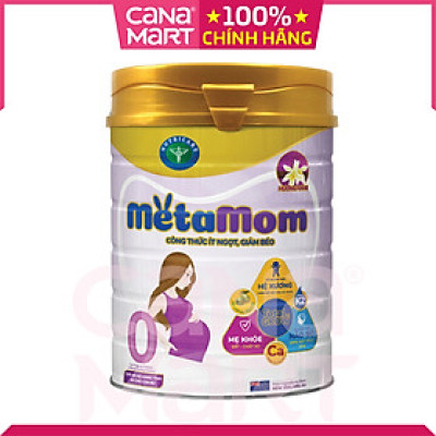 Sữa bột MetaMom 3 hương vị dành cho phụ nữ mang thai và cho con bú (900gr)