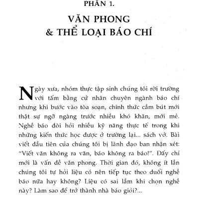 Viết Báo & Theo Đuổi Sự Kiện