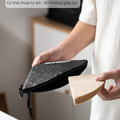 Túi da đựng giấy lọc cà phê CAFE DE KONA