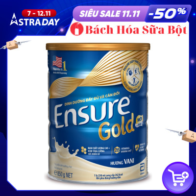 Thực Phẩm Dinh Dưỡng Y Học: Ensure Gold Vani 850g
