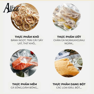 Máy hút chân không bảo quản thực phẩm AL-13834 dùng cho gia đình - Hàng chính hãng