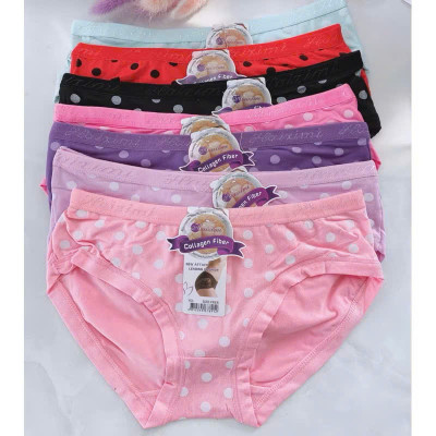 Quần Lót Nữ Cotton Màu Ngẫu Nhiên Chấm Bi Co Giãn Giá Rẻ