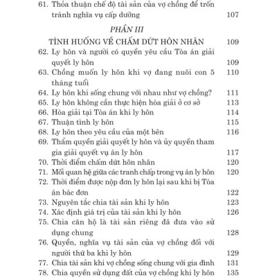 Các tình huống thường gặp trong lĩnh vực hôn nhân và gia đình - bản in 2024