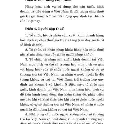 Luật Thuế giá trị gia tăng năm 2024