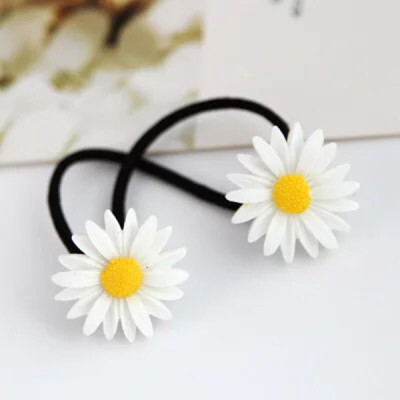 Combo 5 Chun Cột Tóc Hoa Cúc Nhiều Mẫu