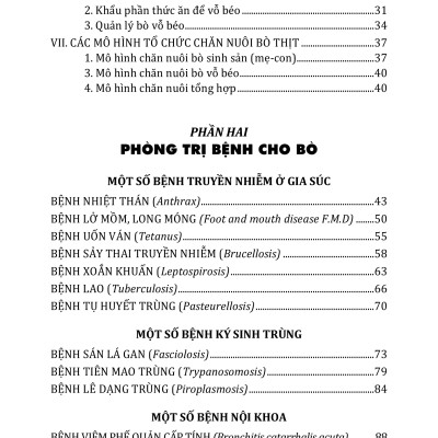 Nông Nghiệp Xanh, Sạch - Kỹ Thuật Nuôi Bò Và Biện Pháp Phòng Trị Bệnh