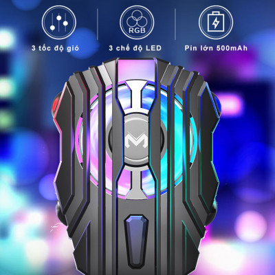 Quạt tản nhiệt điện thoại gaming SIDOTECH FL1 / FL5 / DL5 / DL6 ( 2 phiên bản sò lạnh và quạt gió) làm mát hạ nhiệt nhanh khi chơi game bị nóng phù hợp cho game thủ mobile Liên Quân Tốc Chiến FF PUBG - Hàng Chính Hãng