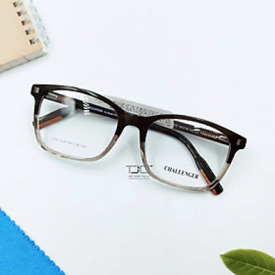 GỌNG KÍNH NAM NỮ THỜI TRANG, GỌNG NHỰA PHOM VUÔNG BẦU CHÍNH HÃNG CHALLENGER CA3029