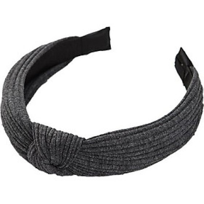 Bờm cài tóc turban nữ BN28B bản to mầu ghi đậm