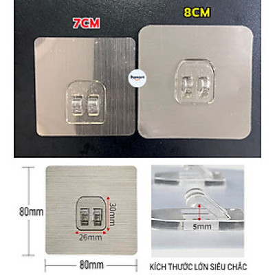Miếng Dán Thay Thế Kệ Góc Tường Inox 14x6CM Dự Phòng Kệ Tam Giác Tròn Móc Treo Đồ Nặng Siêu Dính