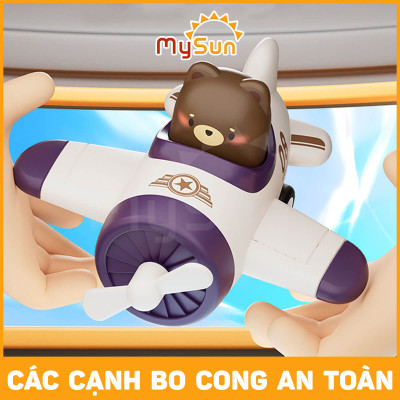 Máy bay đồ chơi mini cho bé trai chạy lên dây cót trẻ em gái MySun