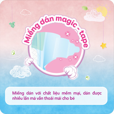 Tã Dán Bobby Sơ Sinh Siêu Thấm S80 (80 Miếng)