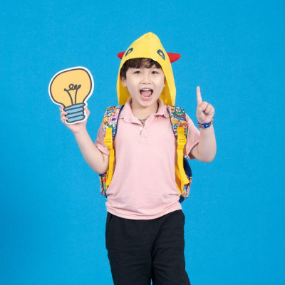 Ba Lô Clever Hippo Hoodie - Clever Monster - BM3105 - Màu Vàng