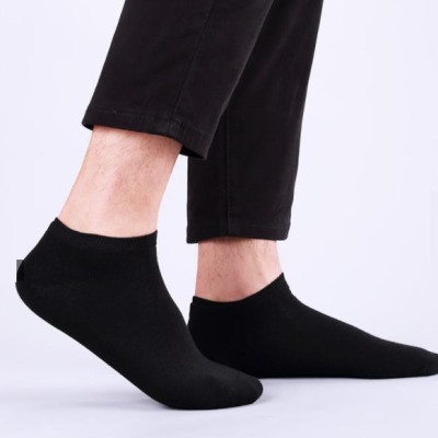 Combo 03 đôi Tất nam nữ, vớ nam nữ cổ ngắn màu ngẫu nhiên A175V