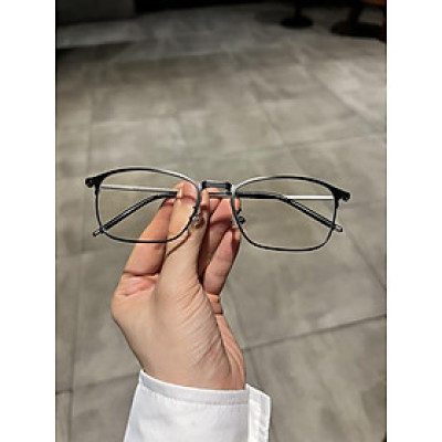 Kính Mắt vuông kim loại tăm nhẹ cao cấp