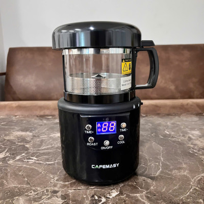 Máy rang hạt cà phê công nghệ gia nhiệt không khí chuyên nghiệp thương hiệu Cafemasy CCR-305 - Hàng Nhập Khẩu