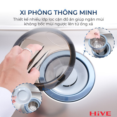 KỆ BỒN RỬA CHÉN INOX WA 860