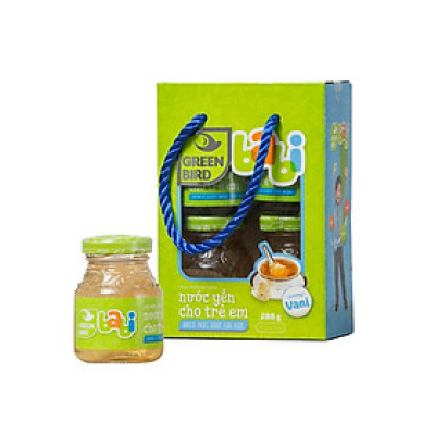 Lốc Green Bird - Babi Nước Yến Cho Trẻ Em Hương Vani - (4 hũ *72g)