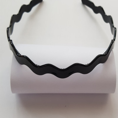 Bờm nhựa đen lượn sóng nam nữ