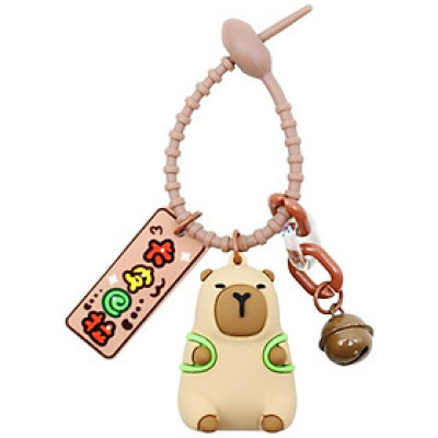 Móc Khóa Nhựa Capybara - WanLongDa 11114