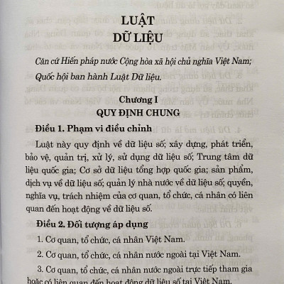 Luật Dữ Liệu Năm 2024