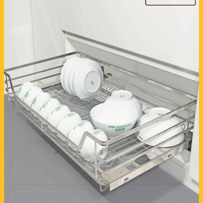 Giá úp bát đa năng nan dẹt inox 304 thương hiệu Grob mã GC304