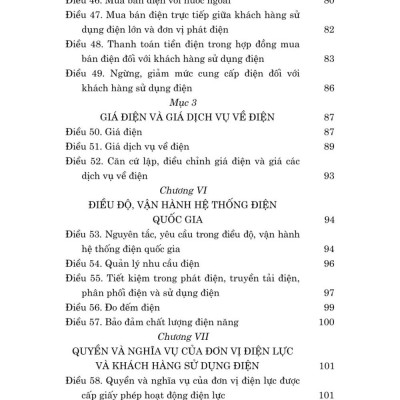 Luật điện lực năm 2024 - bản in 2025