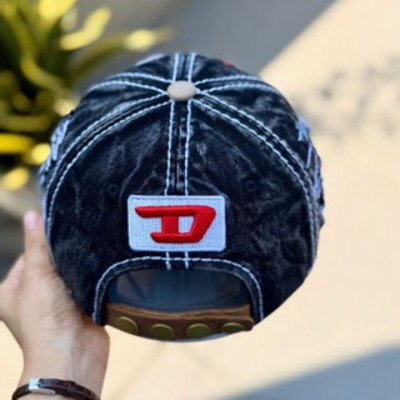 Nón kết, mũ lưỡi trai Diesel vải jeans form chuẩn siêu đẹp (Ảnh thật)