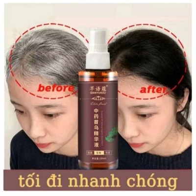 1 CHAI TINH DẦU THẢO MỘC XỊT ĐEN TÓC BÓNG MƯỢT ĐẸP