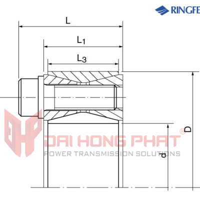Thiết bị khóa trục côn (khớp khóa) RfN 7012 đủ size - Hàng chính hãng, SẴN KHO