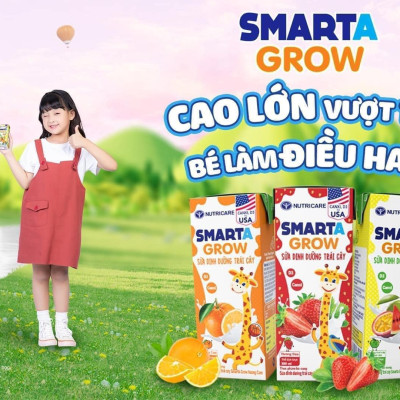 Thùng 48 hộp Sữa dinh dưỡng Smarta Grow Trái Cây 110ml