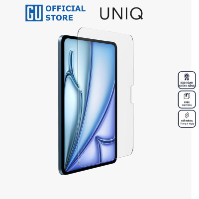 Kính Cường Lực UNIQ Optix Clear Cho iPad Pro 2024 11 inch/ 13 inch Cho Màu Sắc Vẫn Rực Rỡ Bảo Vệ Màn Hình Tối Ưu Hàng Chính Hãng
