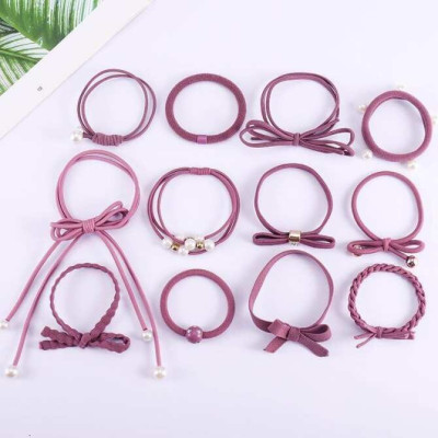 Hộp 12 Chun Buộc Tóc Hàn Quốc Sang Trọng