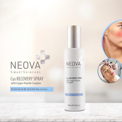 Xịt dưỡng chất phục hồi da uau Laser và Peel Neova CU3 RECOVERY SPRAY