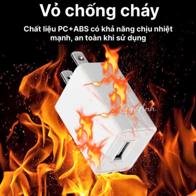 Củ sạc 2A xuất Nhật KFLY (JHX-AC2012), chứng nhận PSE tiêu chuẩn Nhật Bản, dùng thử 30 ngày, bảo hành hàng chính hãng 12 tháng